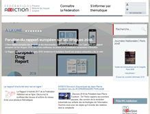Tablet Screenshot of federationaddiction.fr